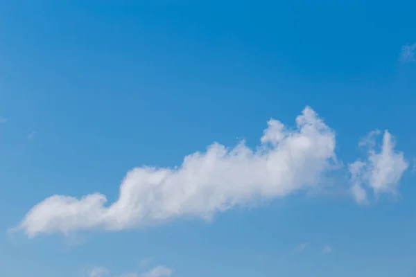 Beautiful Blue Sky Clouds Horizon Closeup — Stock Photo, Image