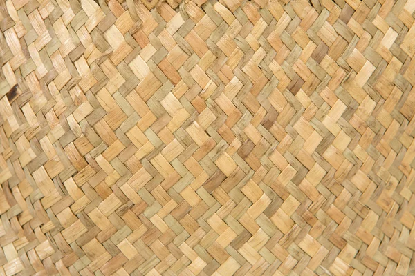 Close Wicker Basket Texture Background — Stock Photo, Image