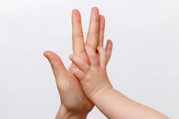 Руки Семьи Вместе — стоковое фото
