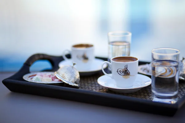 Vynikající turecká káva — Stock fotografie