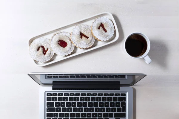 2017 Noel ve yeni yıl gingerbread çerezleri