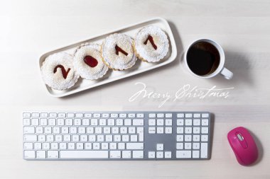 2017 Noel ve yeni yıl gingerbread çerezleri