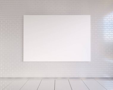 poster vintage pastel hipster minimalizm çatı iç arka plan, 3d render ile alay
