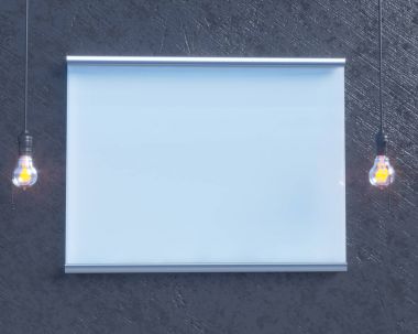 Beton duvar, sahte kadar 3d çizim stil, sembol, şablon, beyaz duvar, saydam, şeffaf tabela  