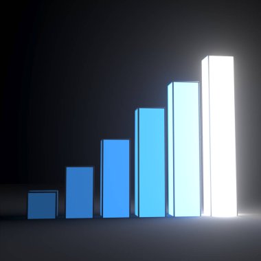 tırmanmak 3d resimde satış, gölge, ayakta, başarı, kadar Beyaz takım  