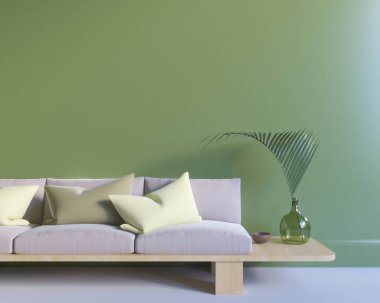 Mutfak eşyaları, minimalizm, İçişleri, arka plan, 3d render, 3d çizimler ile dolap üzerinde poster