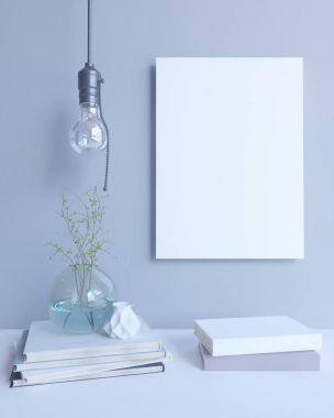 iç, sahte duvar, 3d çizim studio, Stil, tablo, şablon, kadar duvar, poster kadar beyaz, ahşap  