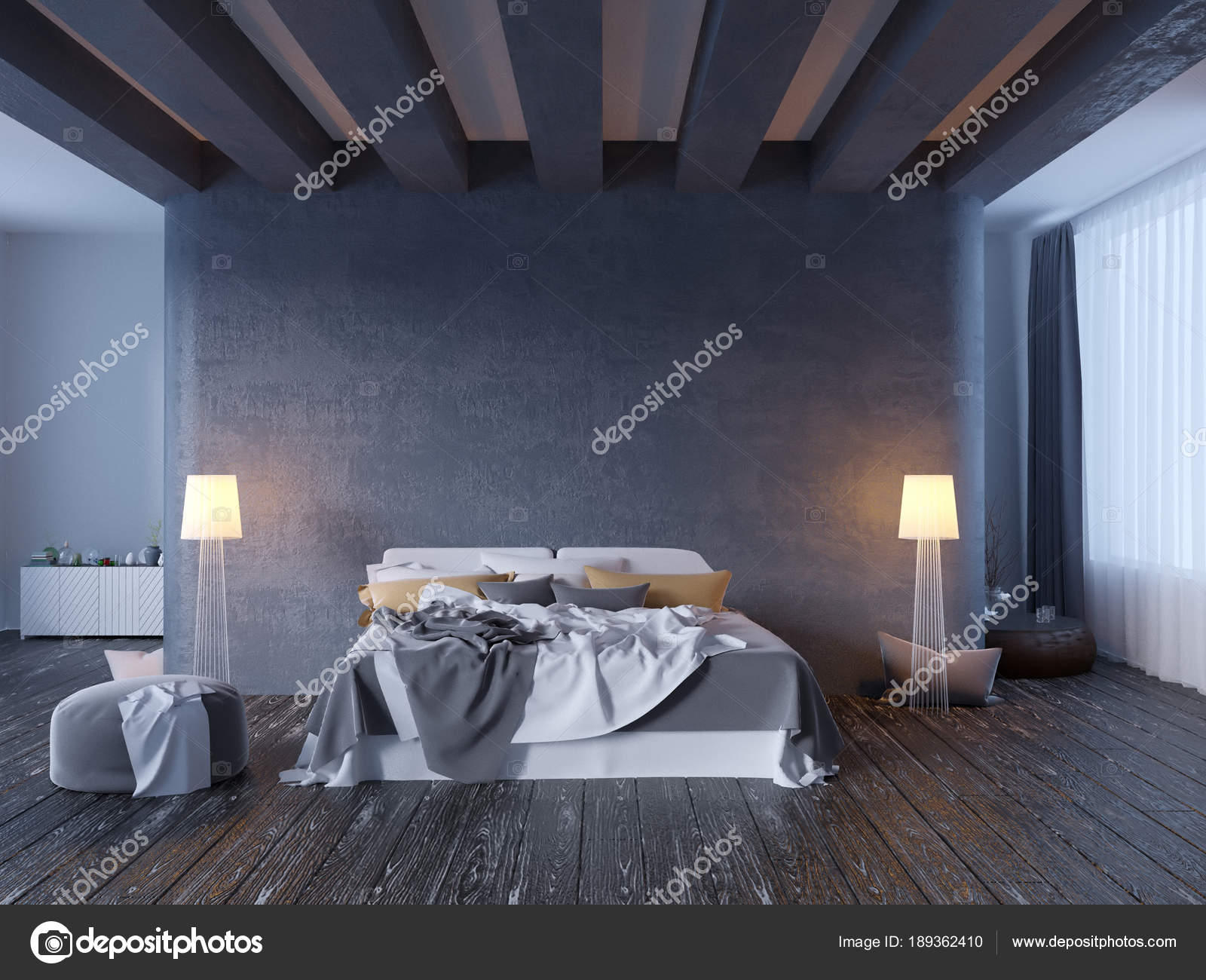 Mock Up Poster With Vintage Pastel Hipster Minimalism Loft