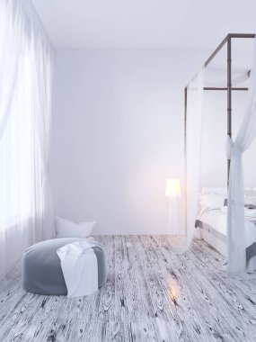 poster vintage pastel hipster minimalizm çatı iç arka plan, 3d render, 3d çizim ile alay