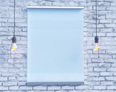 Beton duvar, sahte kadar 3d çizim stil, sembol, şablon, beyaz duvar, saydam, şeffaf tabela  