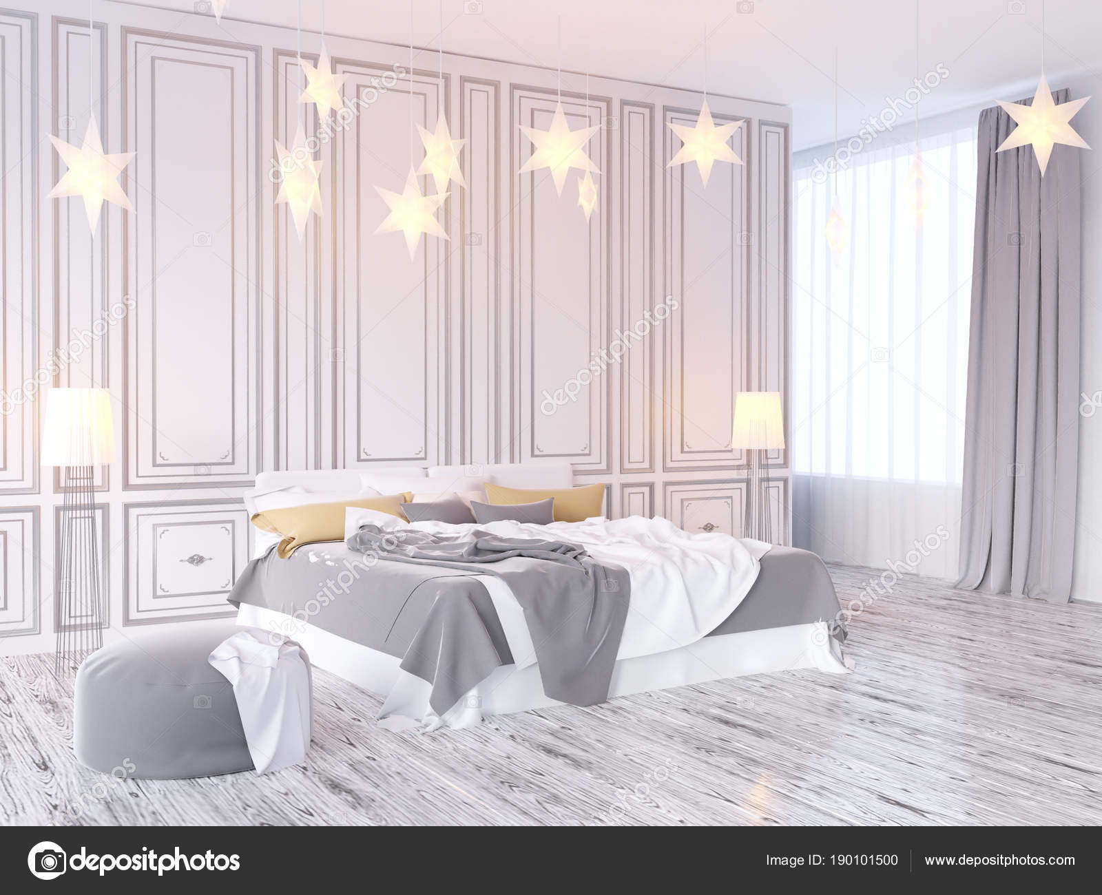 Mock Up Poster With Vintage Pastel Hipster Minimalism Loft