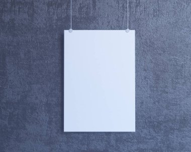 Poster düzen, siyah ve beyaz arka plan, yıldız, tasarım, 3d çizim hazır şablona şablon.