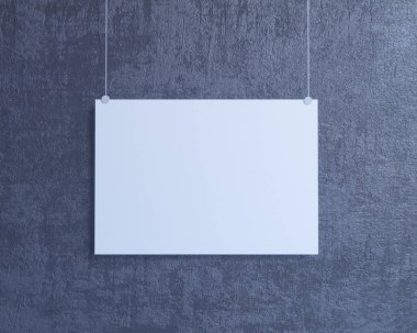 Poster düzen, siyah ve beyaz arka plan, yıldız, tasarım, 3d çizim hazır şablona şablon.