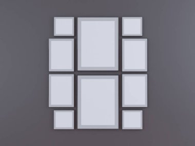 Sahte kadar poster, yenilikçi, 3d çizim İskandinav, stüdyo, Stil, şablon, kadar kentsel, duvar, beyaz, ahşap, iş 