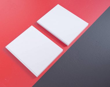 Marka kimliği için şablon. Sunumlar ve portföy grafik 3d çizim