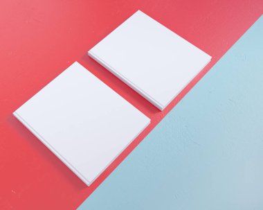 Marka kimliği için şablon. Sunumlar ve portföy grafik 3d çizim