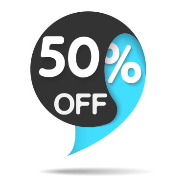 Satılık kırmızı etiket izole vektör çizim.