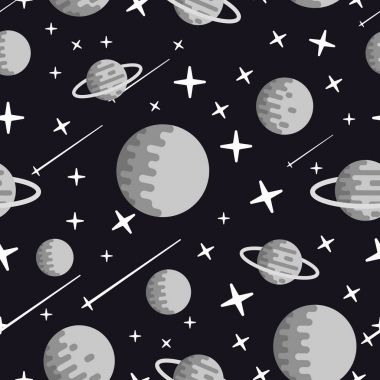 Uzay gezegenler desen