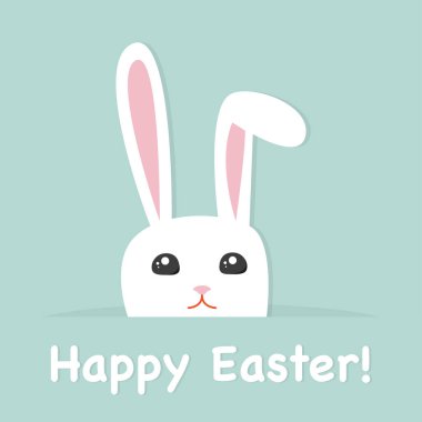 Tatlı pastel Paskalya tebrik kartı temsilciliği