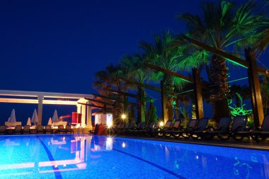 Lüks otel resort gece