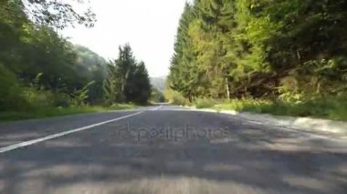 Kırsal hız araba ön kamera ile