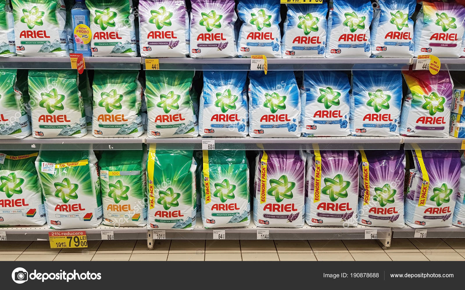 laundry detergent aisle
