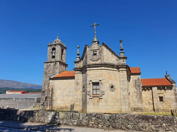 Pequeña iglesia antigua en Galicia — Foto de Stock