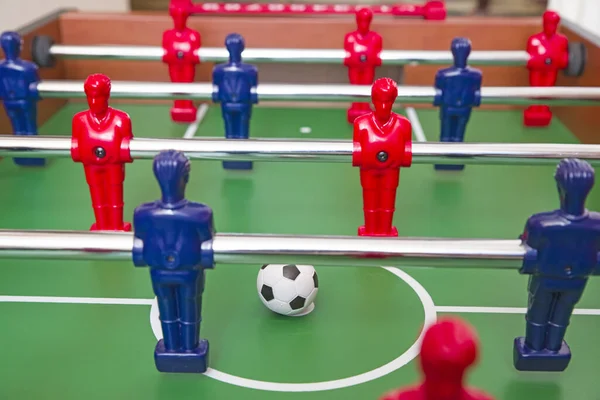 Soccer Game Table Ball Center Start — Stock Photo, Image