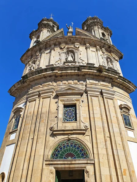 Pontevedra Pilgrims Kyrka Arkitekturdetaljer Galicien Spanien — Stockfoto