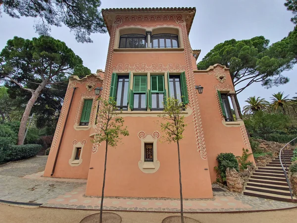 Gaudi House Guell Park Barcelona — Stock Photo, Image