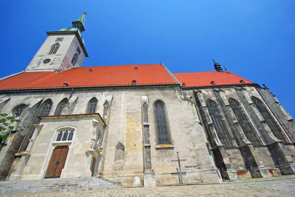 Sint Martinuskathedraal Bratislava Middeleeuwse Stad — Stockfoto