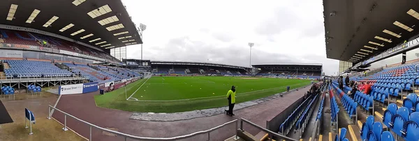 부르니 Burnley February 2020 Turf Moor 프리미어 클럽인 번리의 경기장이다 — 스톡 사진