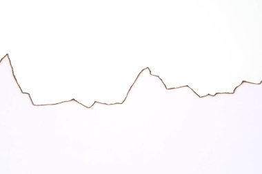 Beyaz kağıdın yanmış kenarının resmini kapat