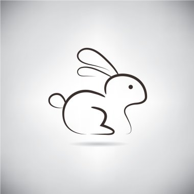 Tavşanın vektör çizimi