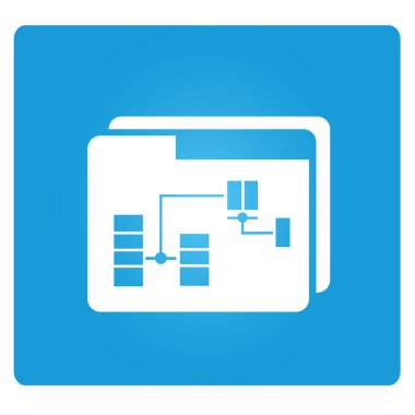 iş web simgesi vektör illüstrasyonu 