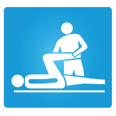  rehabilitasyon web simgesi vektör illüstrasyonu 