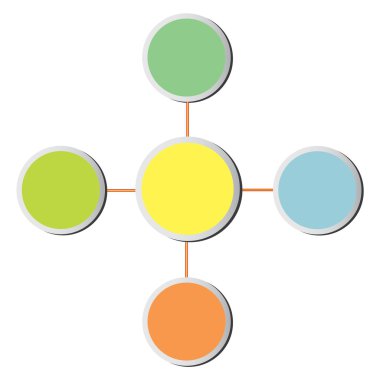 vektör Illustration diyagram, şablon 