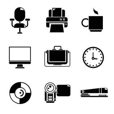 Web simgeler kümesi. vektör çizim 