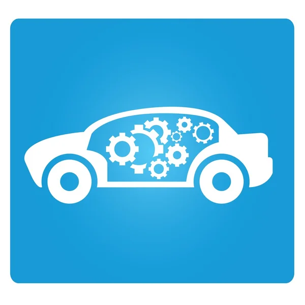 Icono Web Ilustración Vectorial Del Servicio Automóviles — Vector de stock