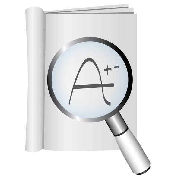 Magnifier Web Icon Vector Illustration — Stock Vector