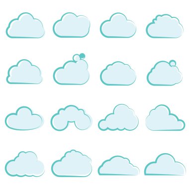 Web simgeler kümesi. vektör çizim 