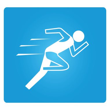 Web simgesi. Sporun vektör illüstrasyonu