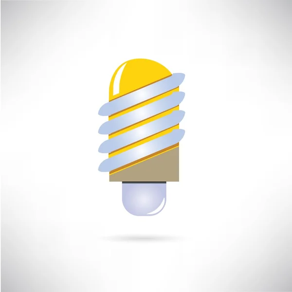 Web Icon Vector Illustration Lightbulb — Stock Vector