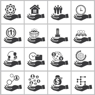 Web simgeler kümesi. vektör çizim 