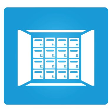 Web simgesi. Kutuların vektör çizimi