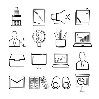 Web simgeler kümesi. vektör çizim 