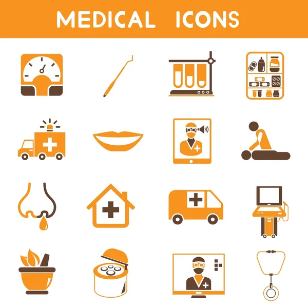 Web Icons Set Vector Illustration — Stock Vector