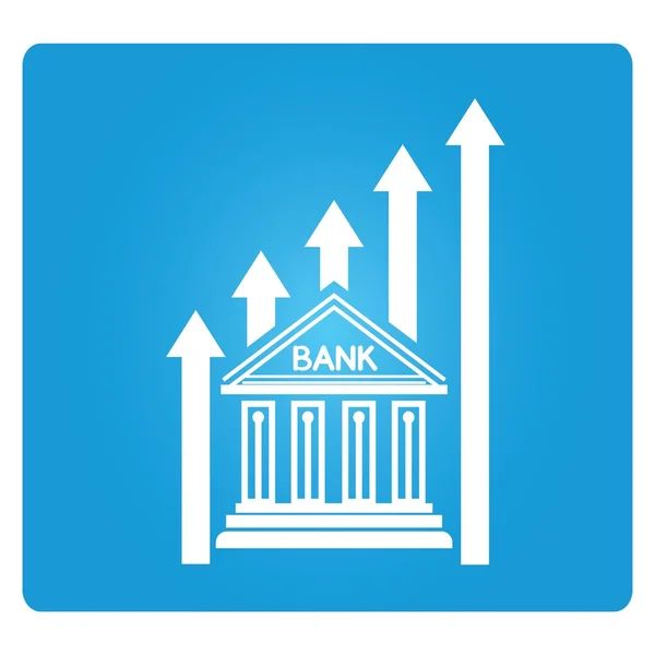 Conceito Negócio Ilustração Vetorial Banco — Vetor de Stock