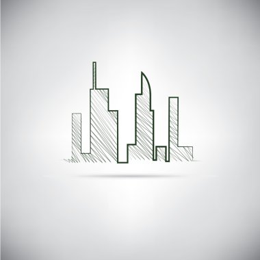 cityscape vektör çizim