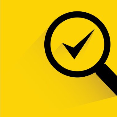 Büyütecin vektör illüstrasyonu